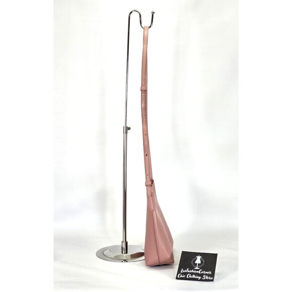 ANTHROPOLOGIE Women's Blush Samara Bucket Shoulder Bag Crossbody Size M 1234 - Picture 9 of 14